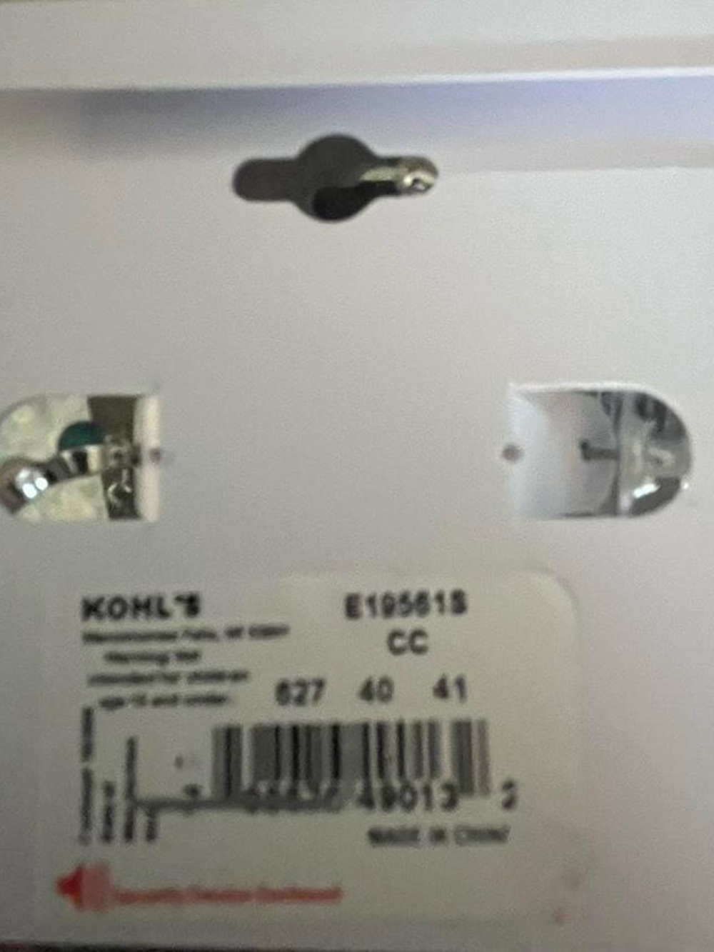 Kohl's Silver Hoop Earrings with Teal Accents - Picture 3 of 3